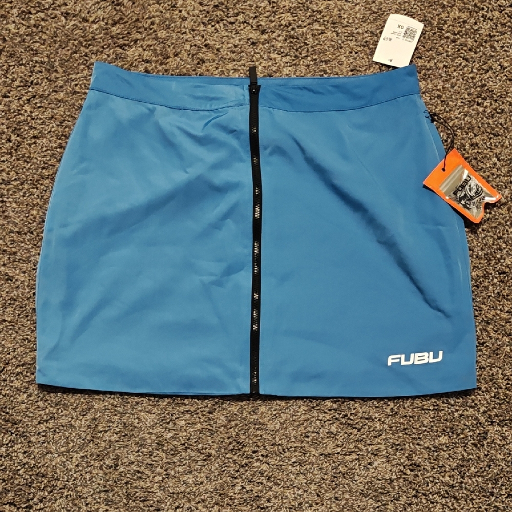 FUBU Blue Mini Pencil Skirt for Athletic Wear
